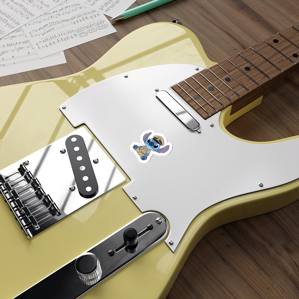 Cute Cartoon Divo Ensign | Die-Cut Sticker Navy Uniform Laptop Decal