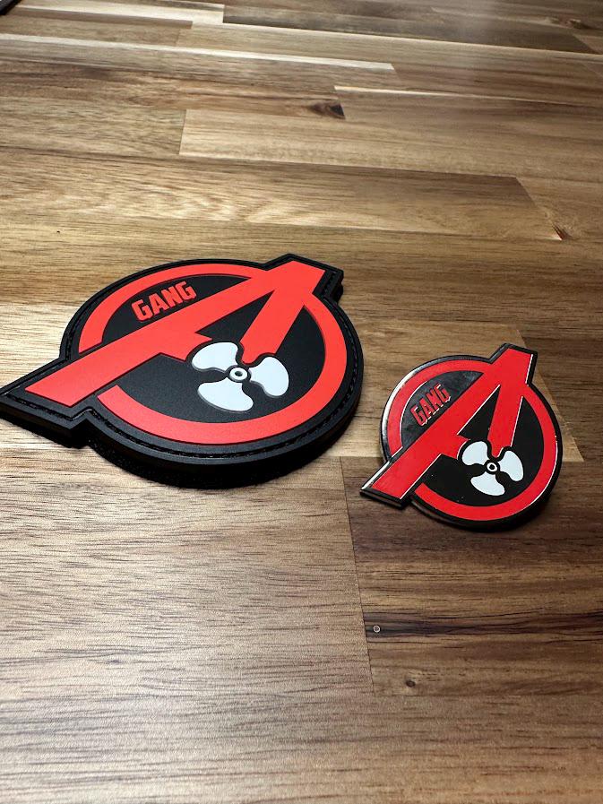 US NAVY Auxiliary Division Pins & Patch Set