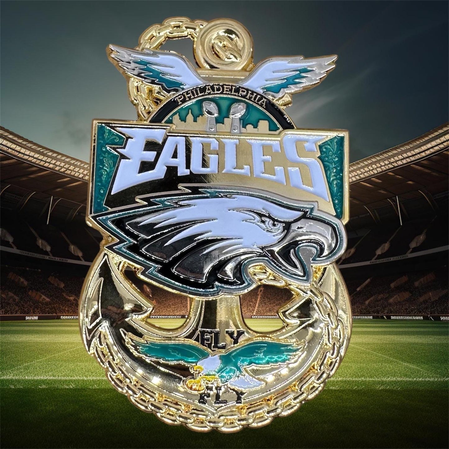 US Navy Chief Anchor Philadelphia Eagles!
