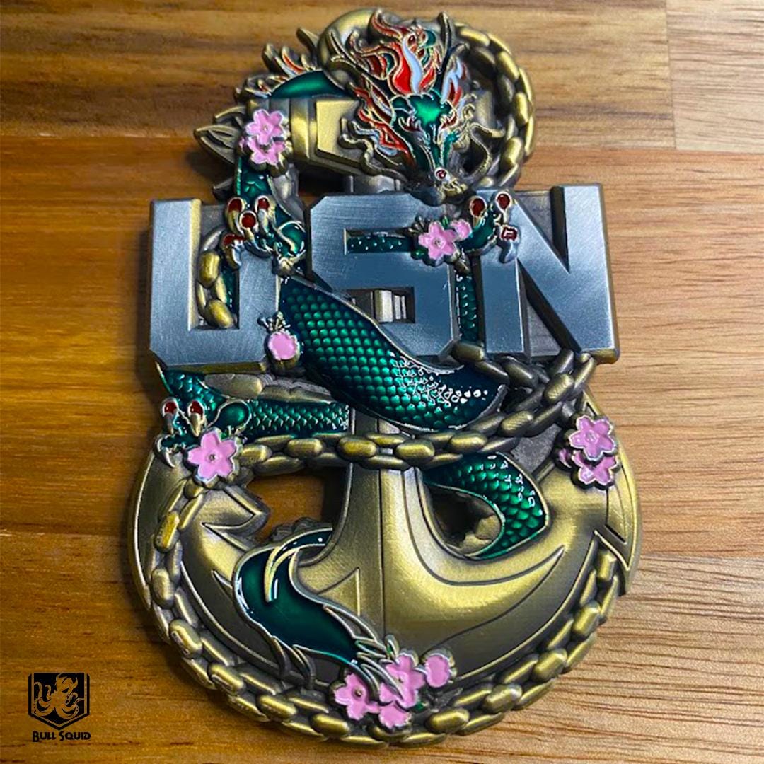 US Navy Chief “Year Of the Dragon” | Challenge Coin | Navy Edition