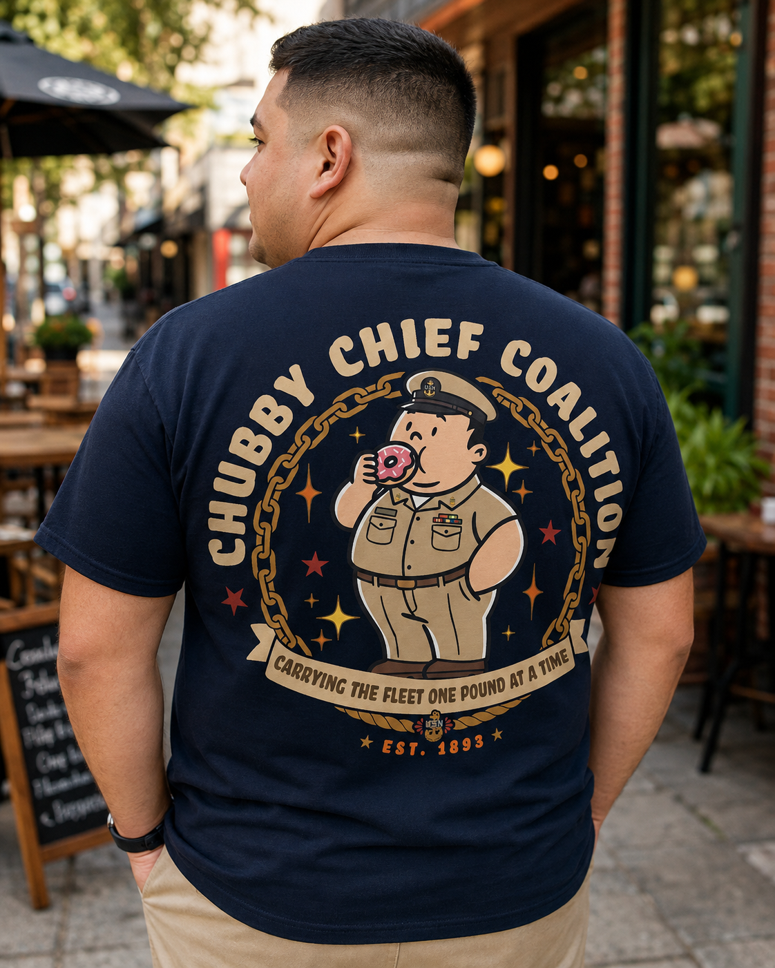 Chubby Chiefs Coalition — Carrying the Fleet One Pound at a Time | T-Shirt