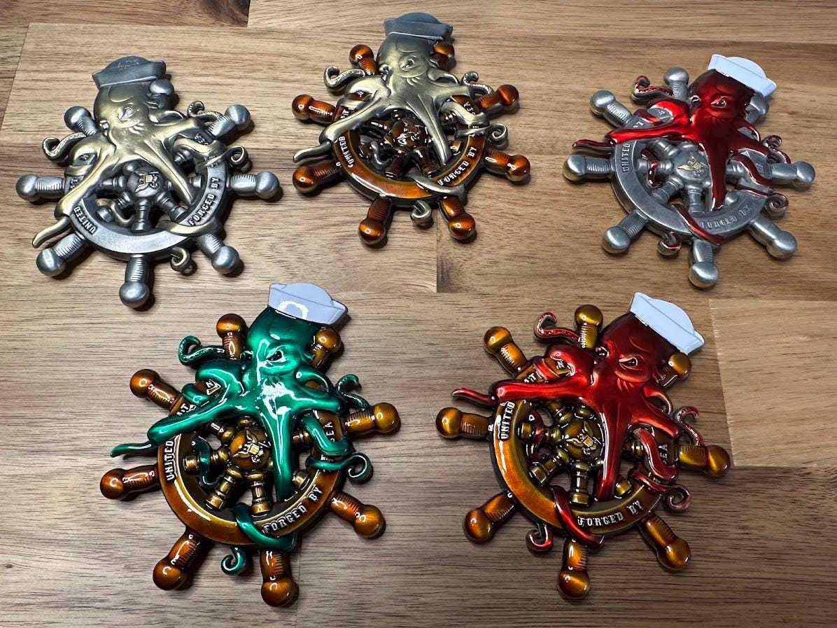 US Navy Sailor "Squid" Coin