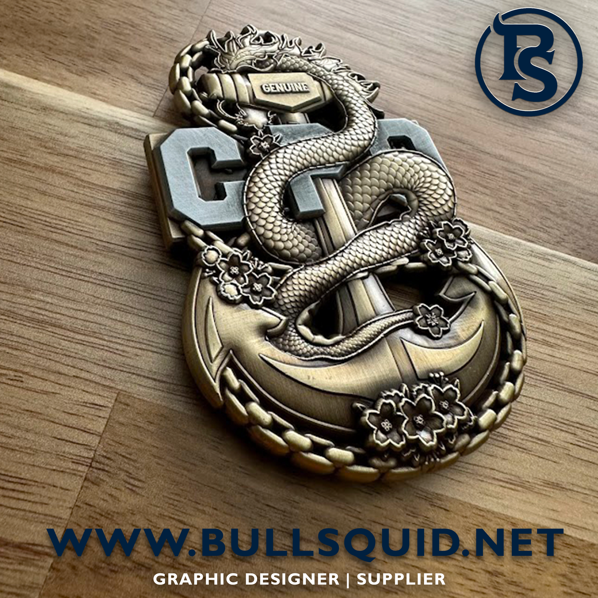 US Navy Chief “Year Of the Dragon” | Challenge Coin | Navy Edition