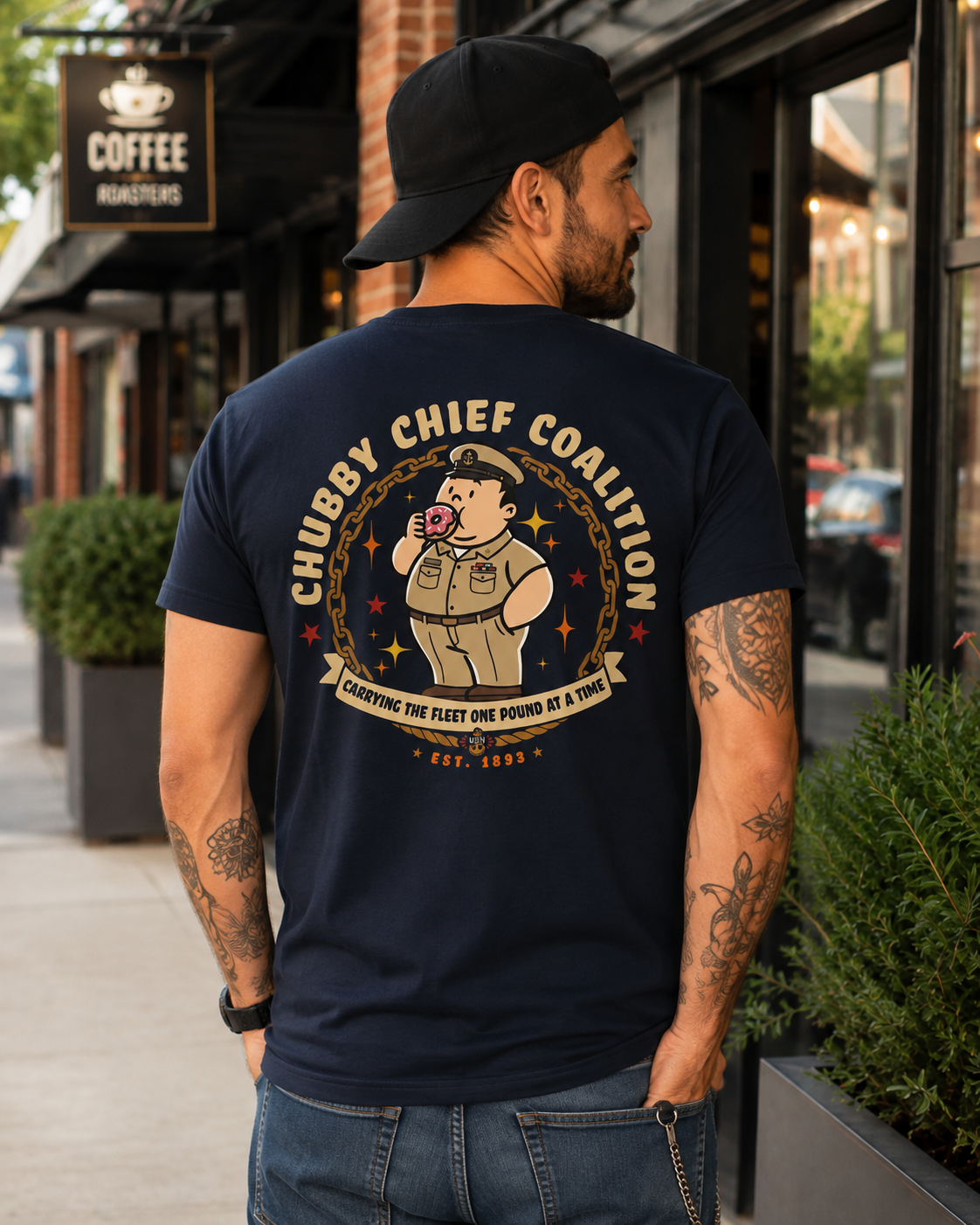 Chubby Chiefs Coalition — Carrying the Fleet One Pound at a Time | T-Shirt