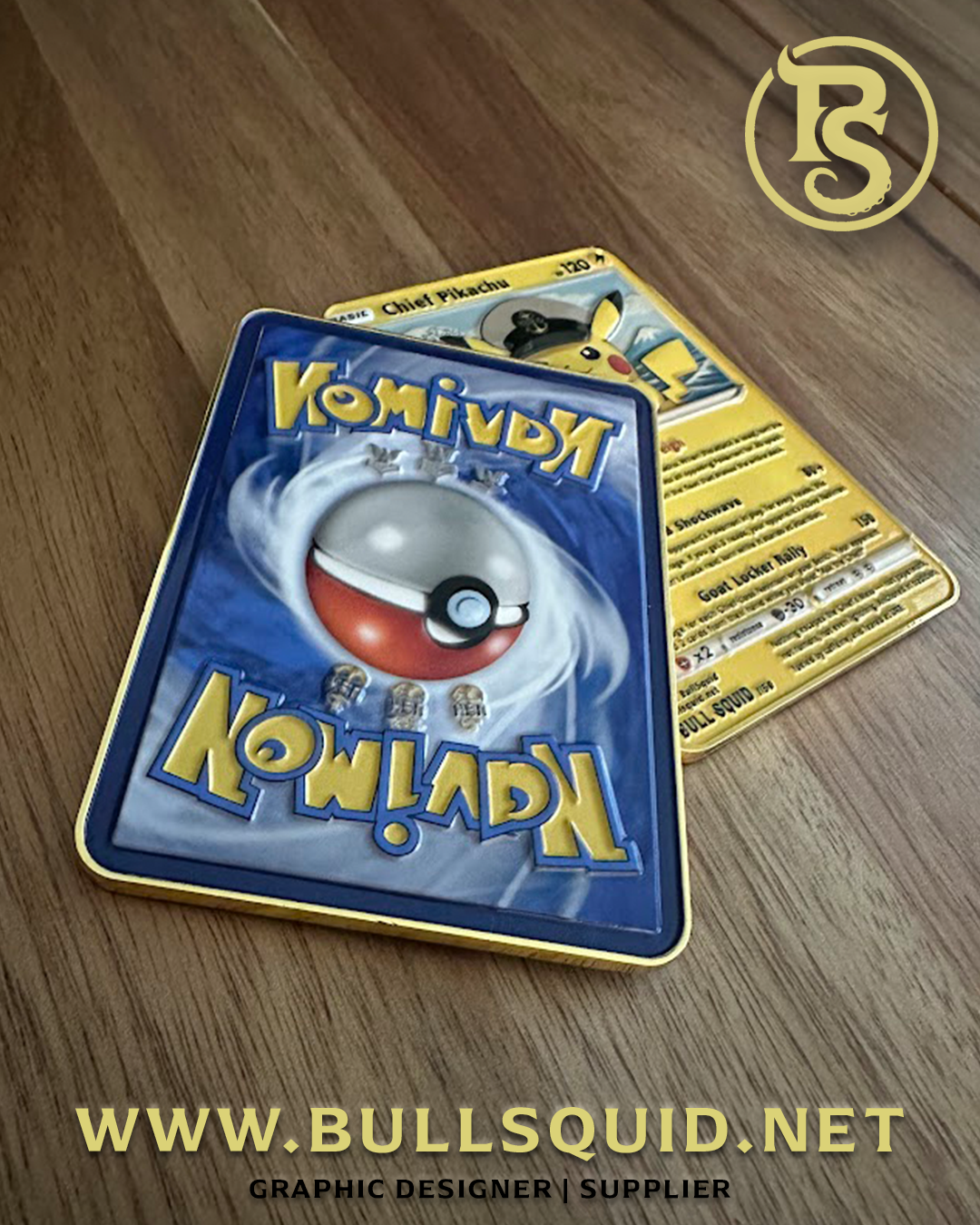 Navimon “Chief Pika” Card – 1 of 50 – Exclusive Navy Series