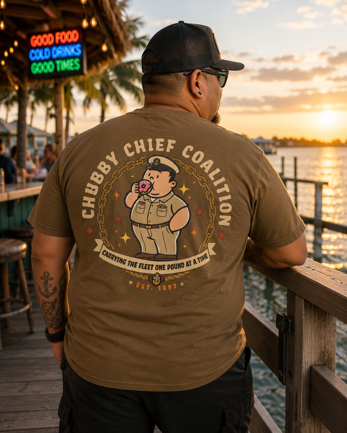 Chubby Chiefs Coalition — Carrying the Fleet One Pound at a Time | T-Shirt