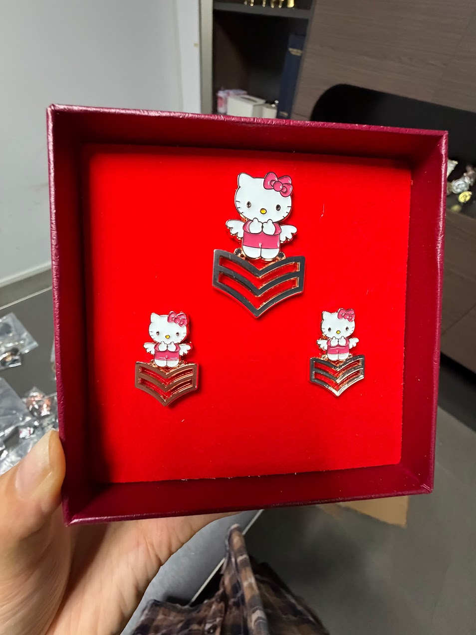 Hello Kitty Crow Set – E-6 & Junior | Crow Pin Set