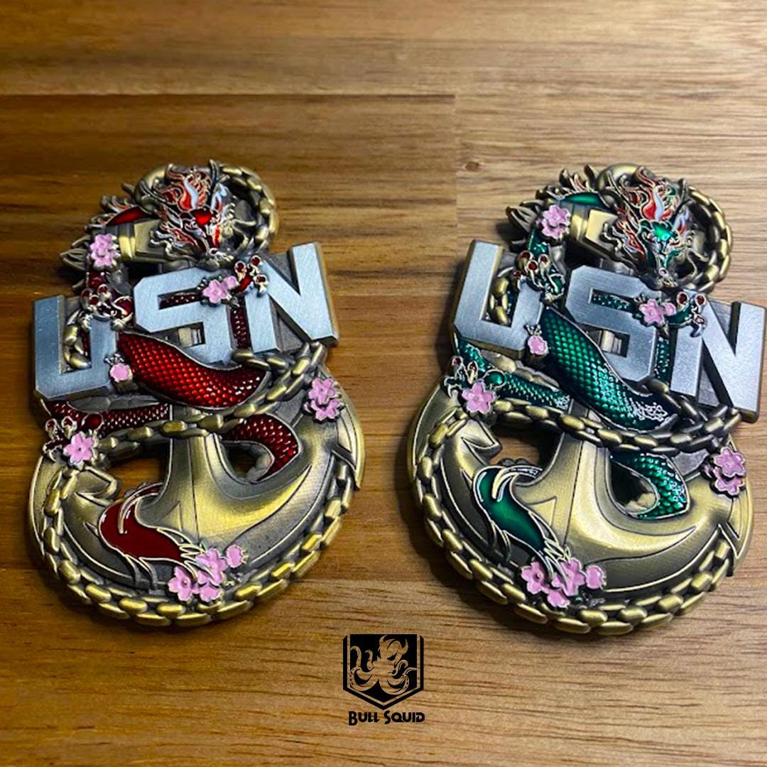 US Navy Chief “Year Of the Dragon” | Challenge Coin | Navy Edition