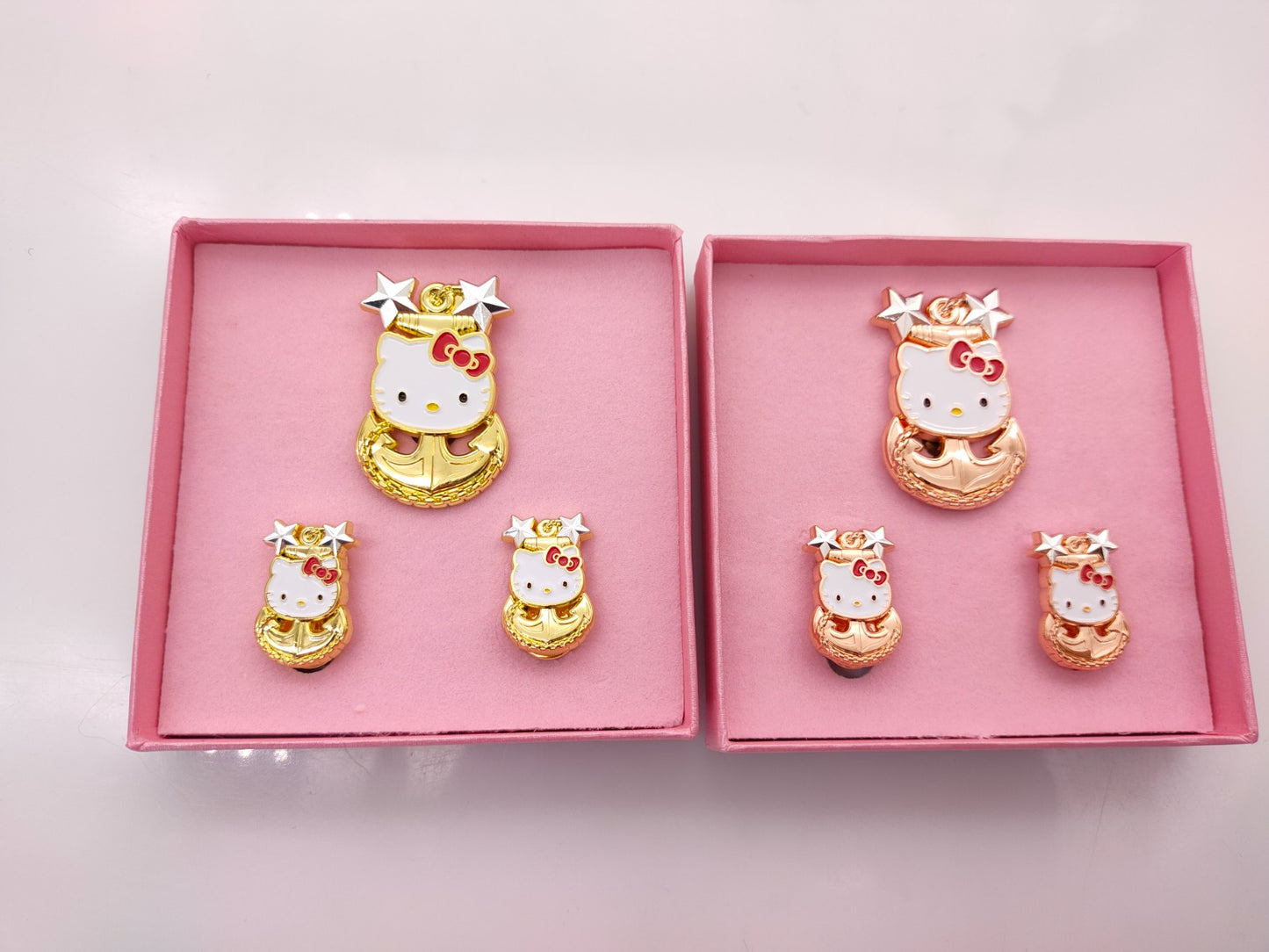 PREORDER | Hello Kitty Anchor Set –CPO, SCPO & MCPO| Anchor Pin Set