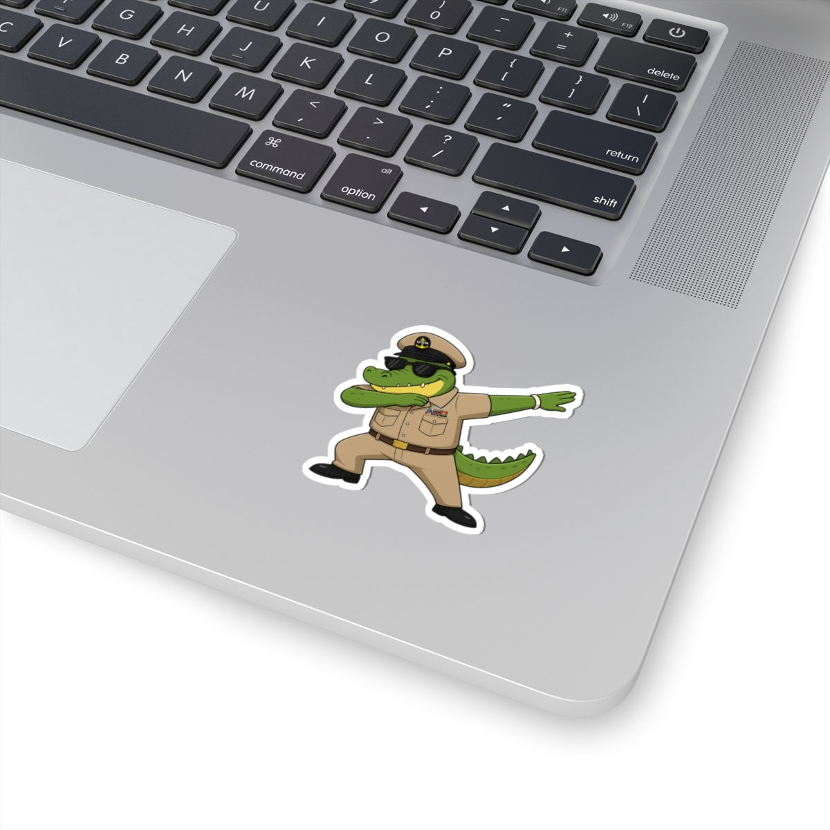 US Navy Chief Alligator Dabbing  — Sticker  Kiss-Cut Decal