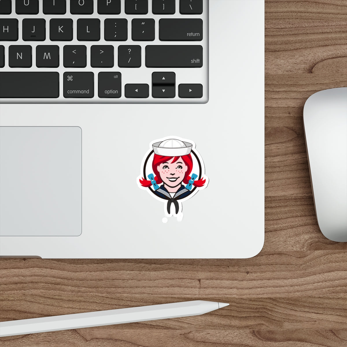 Boat Boo Sailor Girl | Circle | Sticker - Vinyl Decal