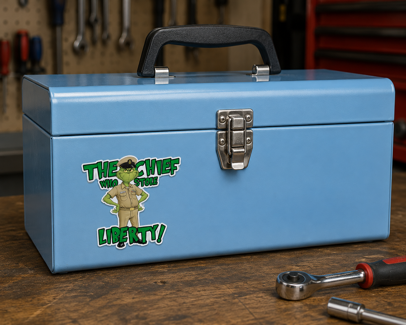The Chief Who Stole Liberty! | Die Cut Sticker