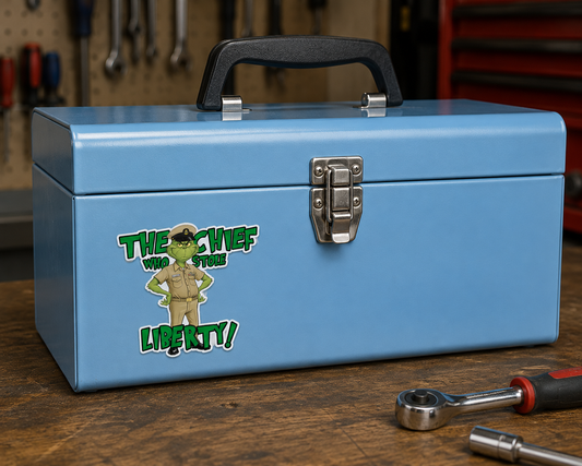 The Chief Who Stole Liberty! | Die Cut Sticker