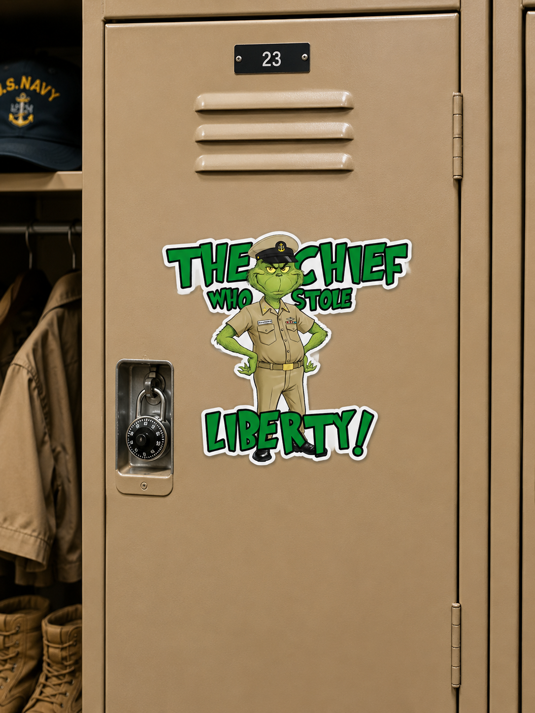 The Chief Who Stole Liberty! | Die Cut Sticker