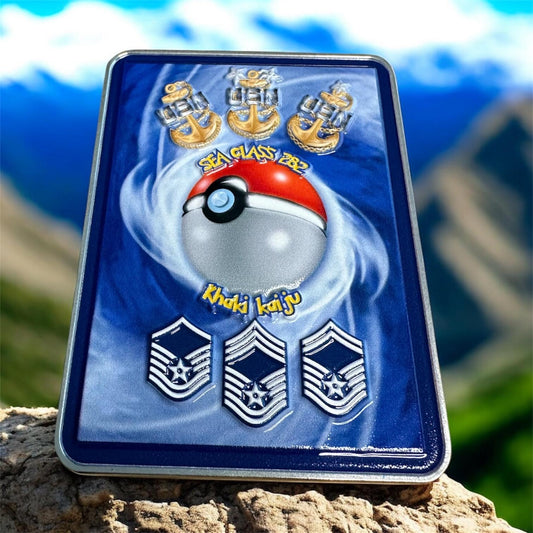 US Navy Chief "Khaki Kaiju" Coin | Challenge Coin | Navy Edition