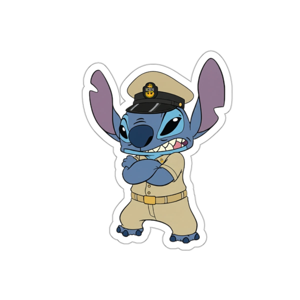 Cute Chief & Divo Ensign Navy Officer | Vinyl Decal