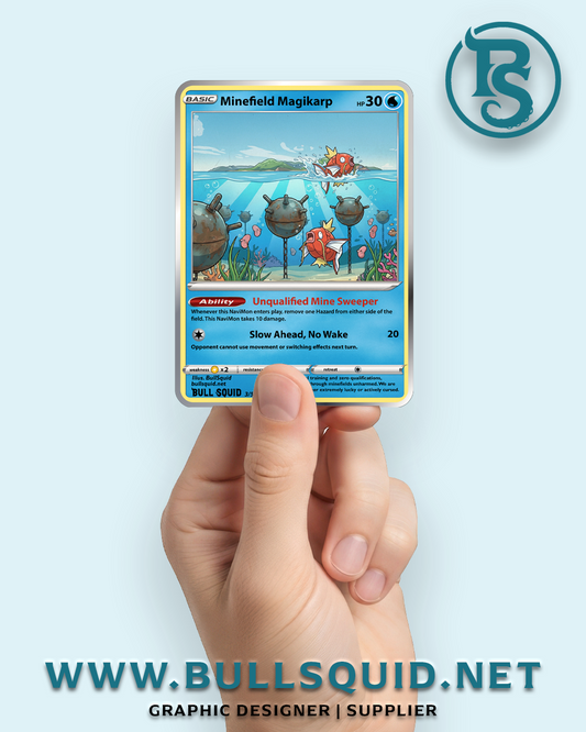 Navimon “MagiKarp” Card – 3 of 50 – Exclusive Navy Series