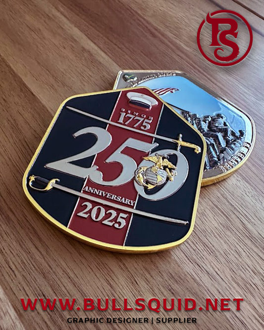 USMC 250th Anniversary Challenge Coin