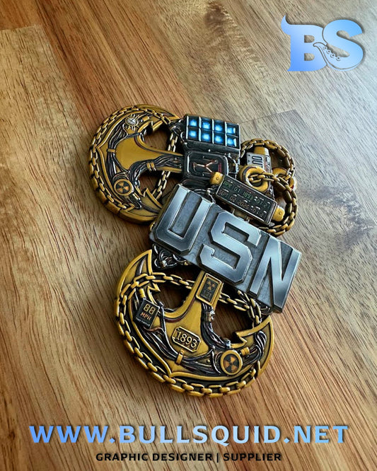 PREORDER | B2F themed Chief Anchor Challenge Coin