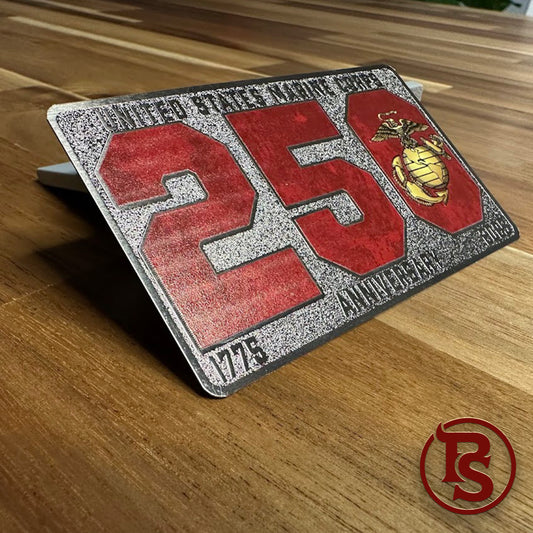 USMC 250th Anniversary | Challenge Coin (+ Card) | USMC Edition
