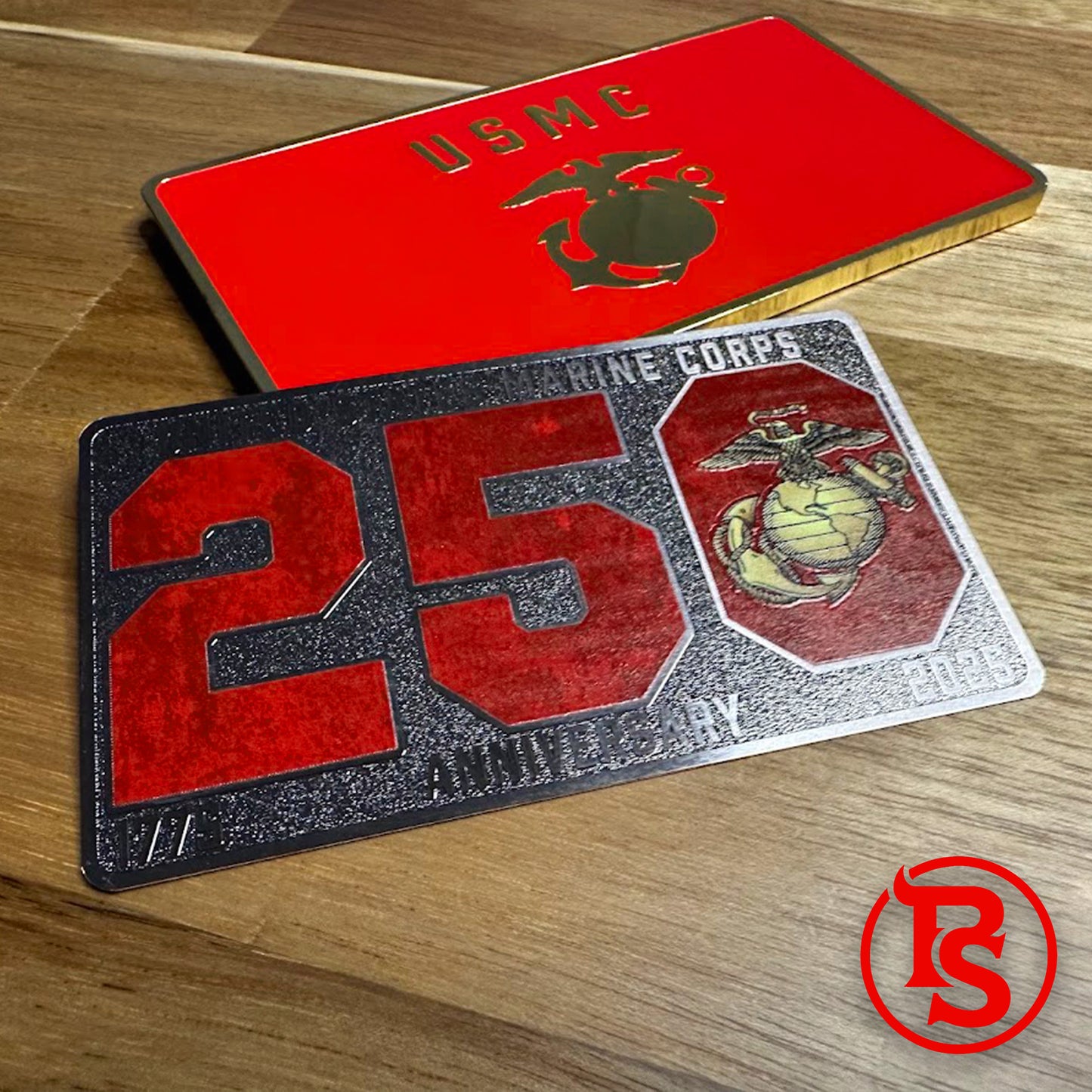 USMC 250th Anniversary | Boot Camp Flag Coin (+ Card)