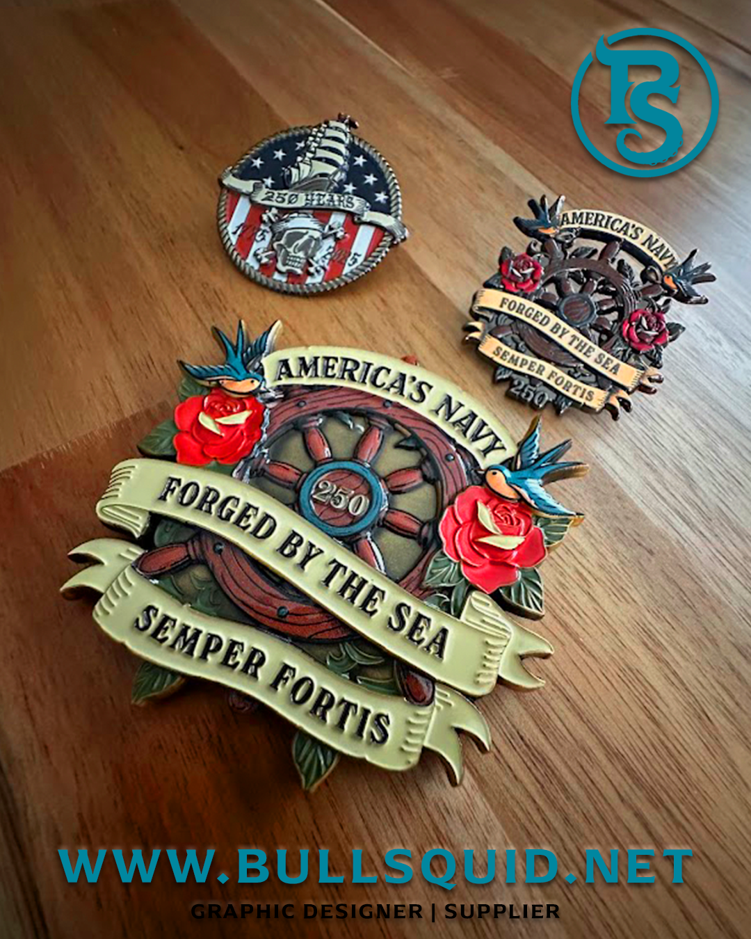 ERROR |  US Navy 250th Anniversary Challenge Coin (Helm)