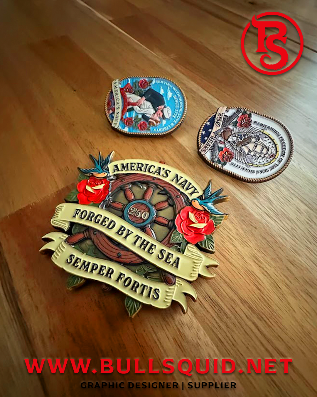 ERROR |  US Navy 250th Anniversary Challenge Coin (Helm)