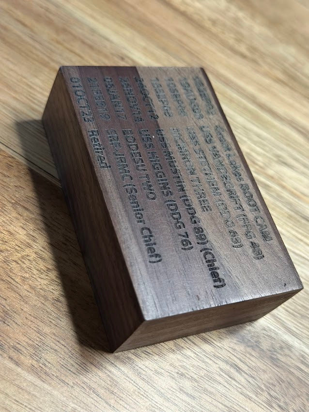 U.S. Navy Chief Petty Officer Anchors Keepsake Box