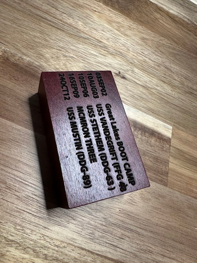 U.S. Navy Chief Petty Officer Anchors Keepsake Box