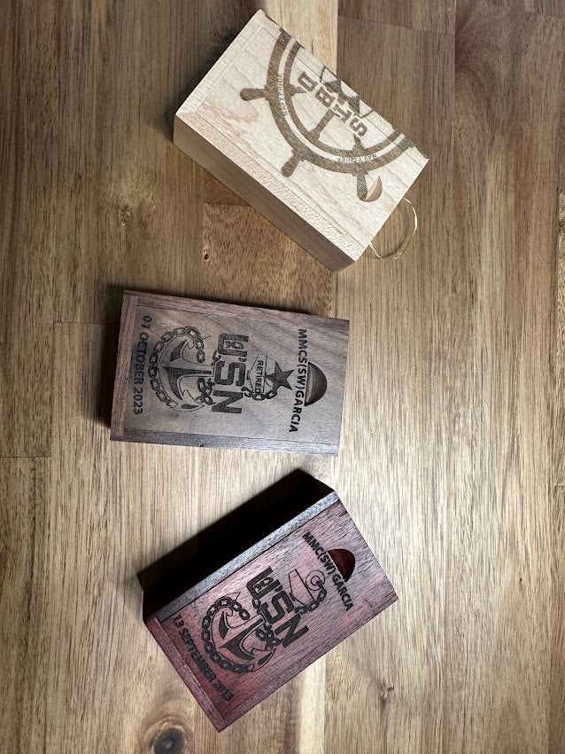 U.S. Navy Chief Petty Officer Anchors Keepsake Box