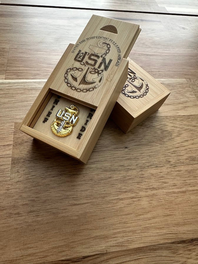 U.S. Navy Chief Petty Officer Anchors Keepsake Box