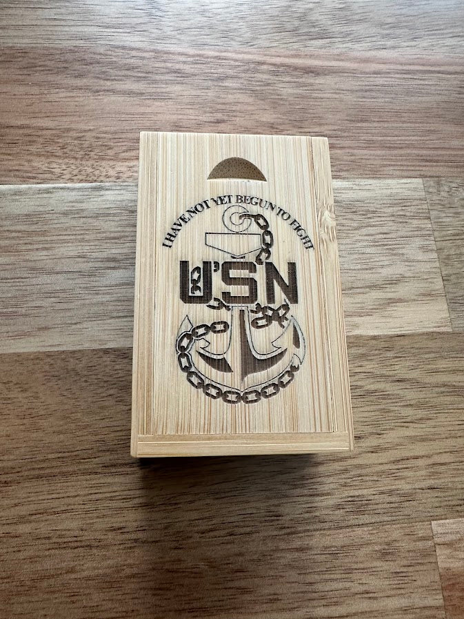 U.S. Navy Chief Petty Officer Anchors Keepsake Box