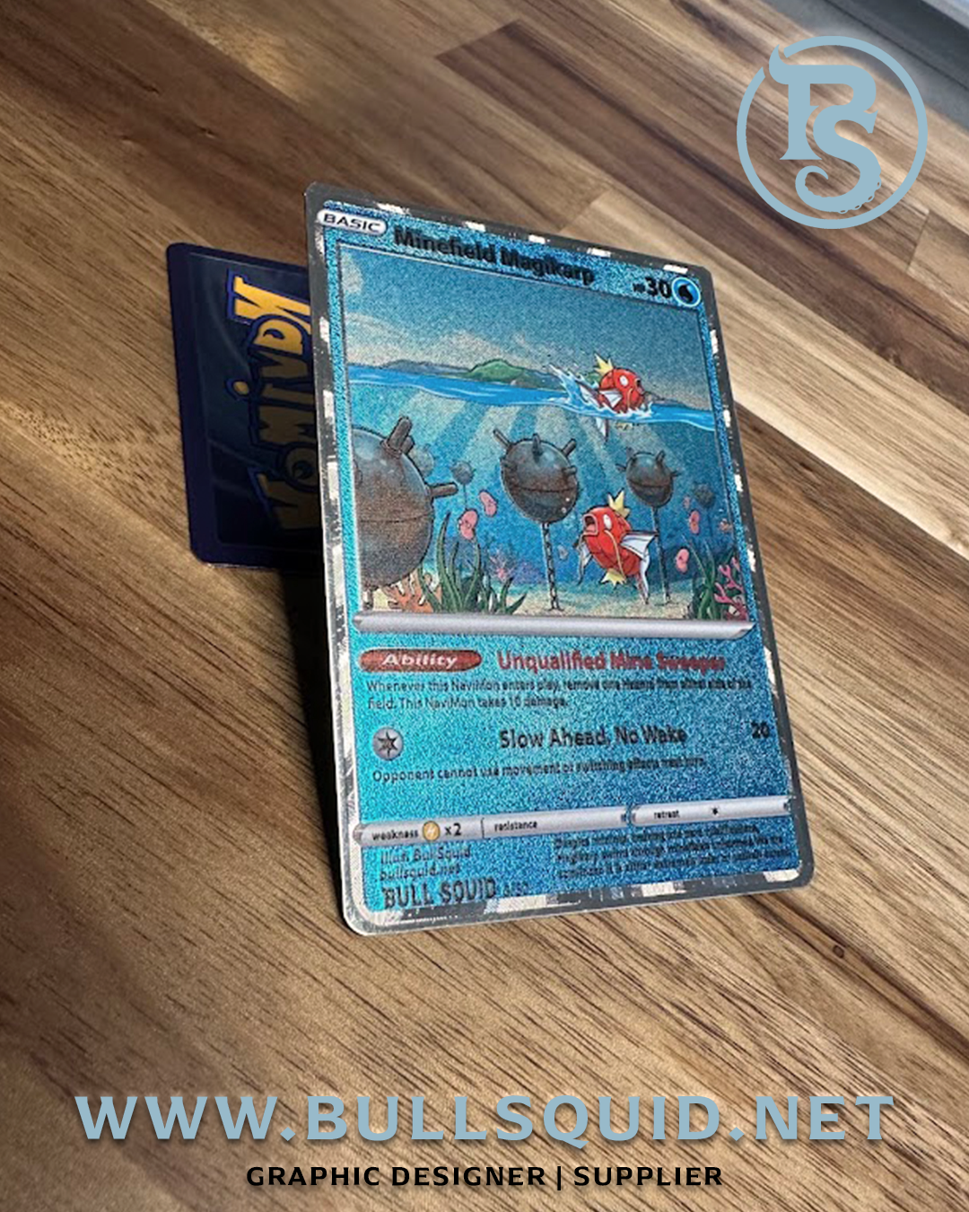 Navimon “MagiKarp” Card – 3 of 50 – Exclusive Navy Series