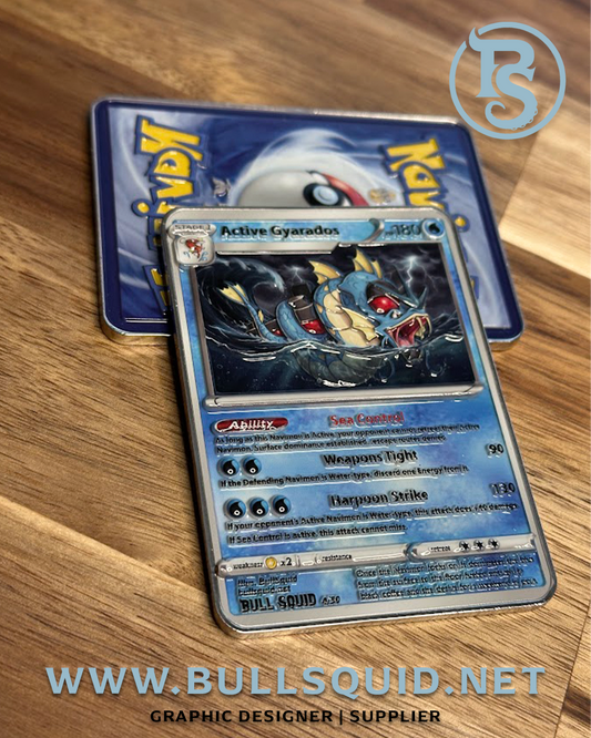 Navimon “Active Gyarados” Card – 4 of 50 – Exclusive Navy Series