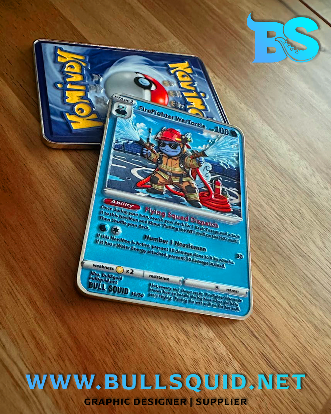 NaviMon #10 – FireFighter WarTortle | Limited Edition (Copy)