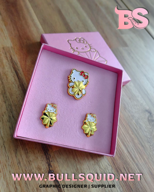 Military Officer O-4 HK-Themed Pin Set | Gold Plating