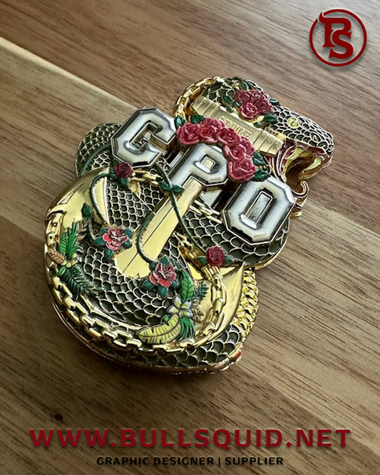 US Navy Chief "Year of the Snake" | Challenge Coin | Navy Edition