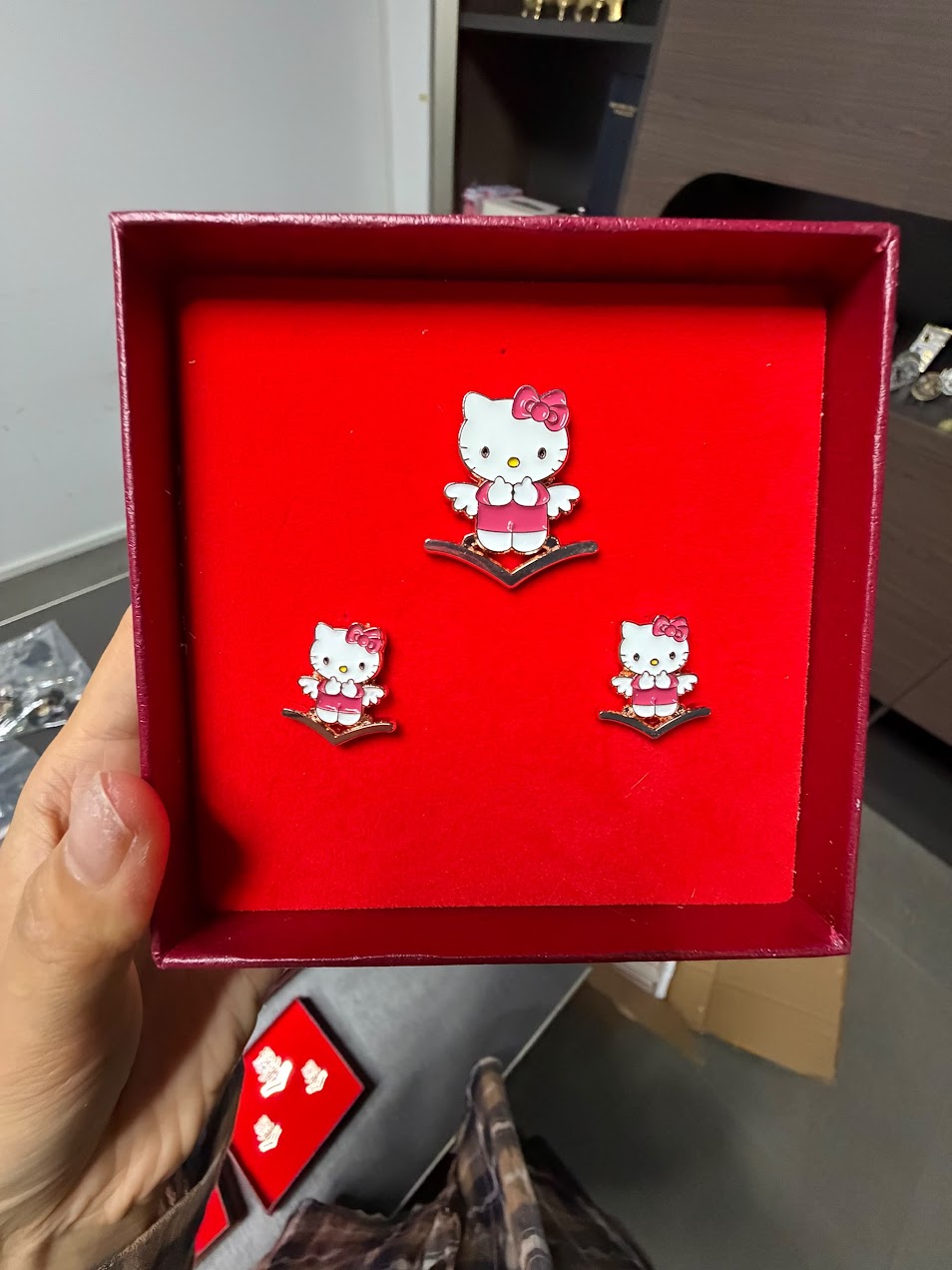Hello Kitty Crow Set – E-6 & Junior | Crow Pin Set