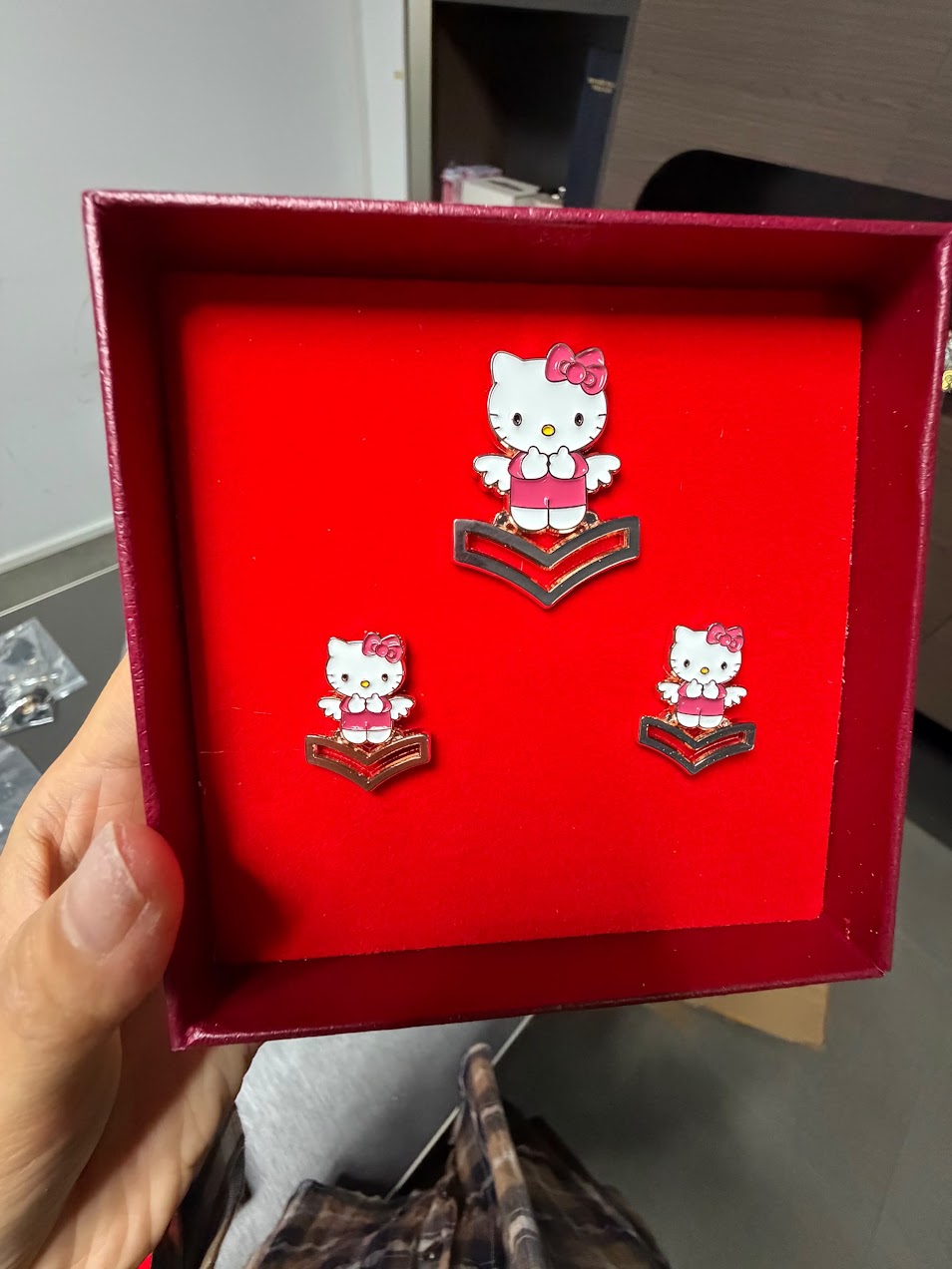 Hello Kitty Crow Set – E-6 & Junior | Crow Pin Set