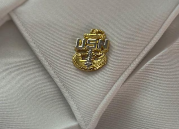 Navy Chief "Backbone" Anchor Collar Devices and Cover Pins Set (CPO/SCPO/MCPO)