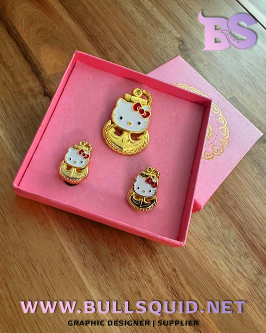 Hello Kitty Themed CPO Anchors | Collar Devices + Cover Pins Set | ALL CPO Ranks